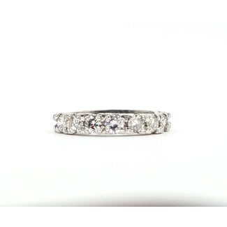 Ring Bridal .88ctw Round Diamonds 900pt 2.5mm Sz6 5.08g 226040022