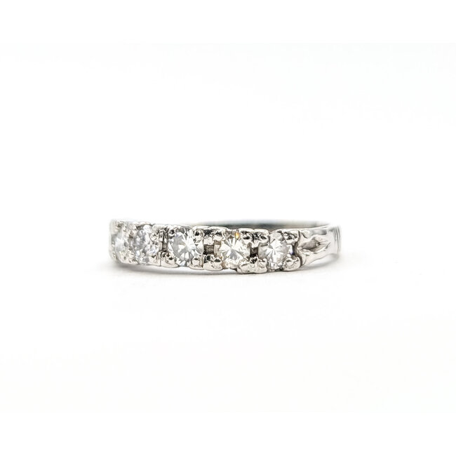 Ring Bridal .88ctw Round Diamonds 900pt 2.5mm Sz6 5.08g 226040022