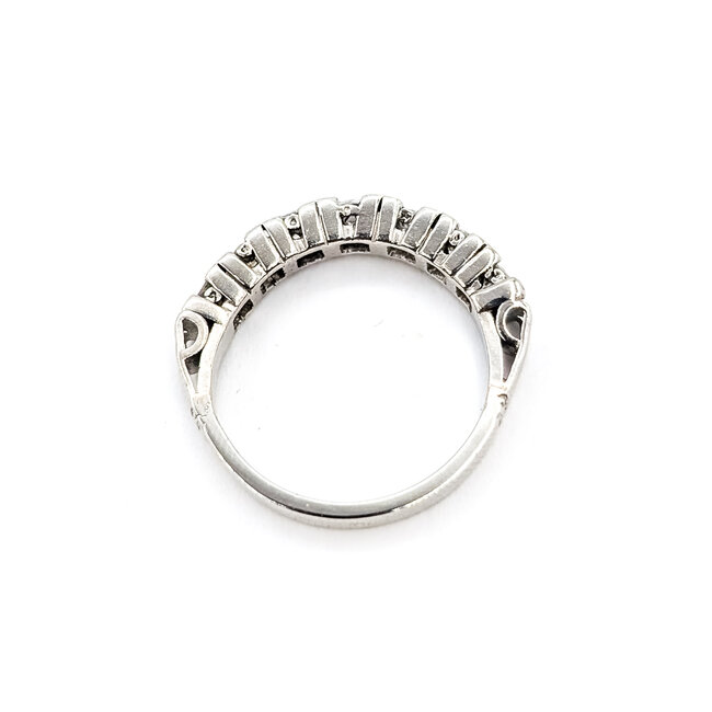 Ring Bridal .88ctw Round Diamonds 900pt 2.5mm Sz6 5.08g 226040022