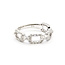 Ring Chain Link .50ctw Round Diamonds 14kw 5.5mm Sz7 3.15g 226040021