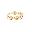 Ring Gucci Link 14ky 4.5mm Sz7 2.11g 226042006