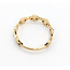 Ring Gucci Link 14ky 4.5mm Sz7 2.11g 226042006