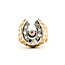 Ring Horseshoe .10ctw 10ky 15mm Sz7.5 5.68g 226040017