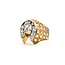 Ring Horseshoe .10ctw 10ky 15mm Sz7.5 5.68g 226040017