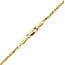 Necklace Scroll 1.50ctw Round Diamonds 14ky 1.25x1" 21" 7.73g 226050009