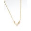 Necklace Scroll 1.50ctw Round Diamonds 14ky 1.25x1" 21" 7.73g 226050009