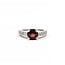 Ring Vintage Style .24ctw Round Diamonds 1.70ct Red Spinel 14kw Sz6 6.7g 126050005