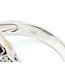 Ring Vintage Style .15ctw Round Diamonds 1.0ctw Blue Sapphire 14kw Sz6 5.8g 126050001