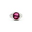 Ring Red Synthetic Stone 14kw Sz7.25 5.7g 126050008