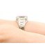 Ring Red Synthetic Stone 14kw Sz7.25 5.7g 126050008