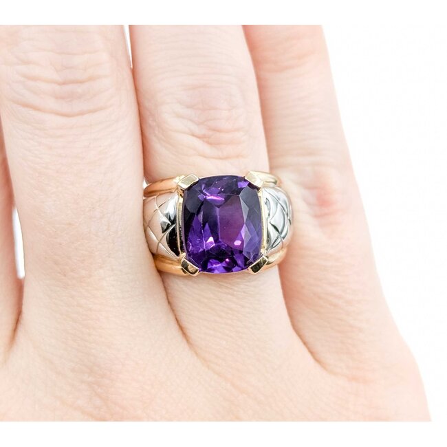 Ring 8.50ct Purple Amethyst 10ktt Sz6 10.0g 126050007