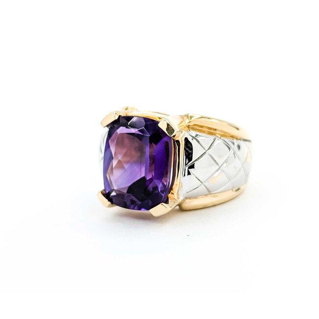 Ring 8.50ct Purple Amethyst 10ktt Sz6 10.0g 126050007