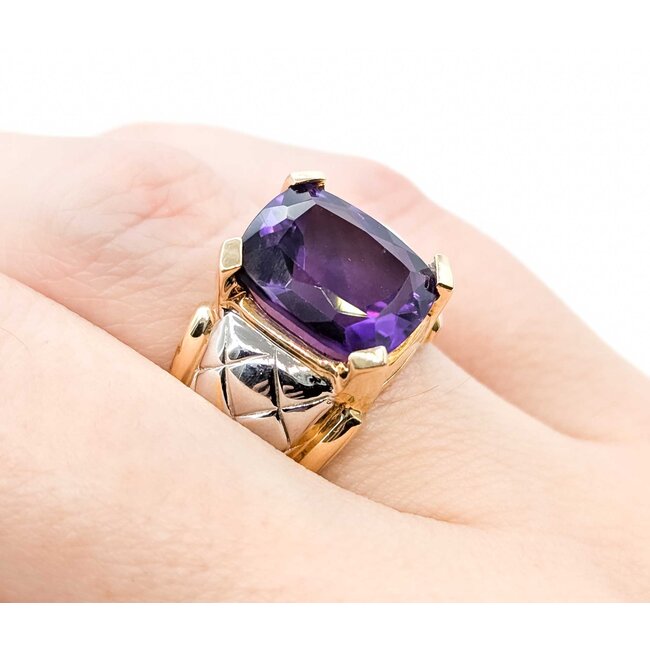 Ring 8.50ct Purple Amethyst 10ktt Sz6 10.0g 126050007