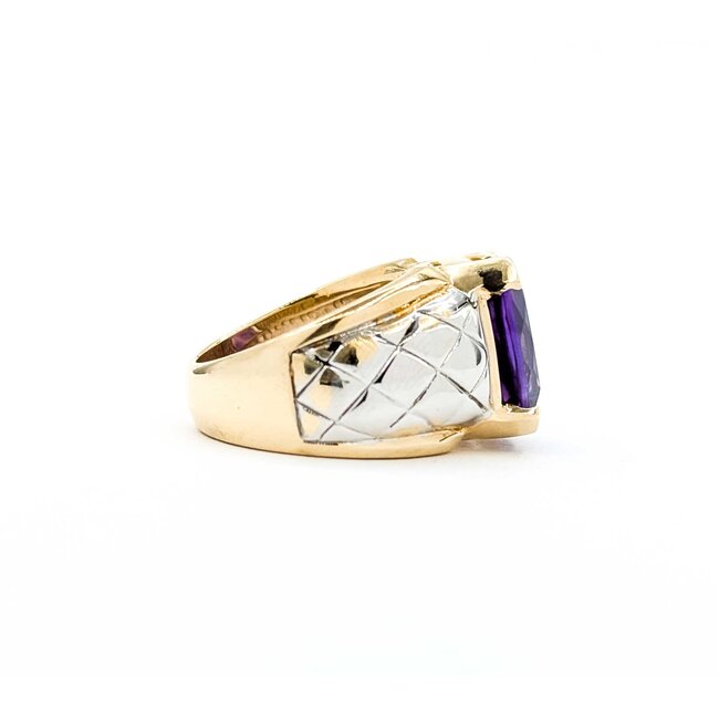 Ring 8.50ct Purple Amethyst 10ktt Sz6 10.0g 126050007