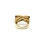 Ring Crossover .50ctw Round Diamonds 14ky Sz6 6.5g 126050009