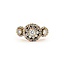 Ring Floral .50ctw Round Diamonds 18kr Sz6 7.0g 126050002