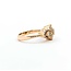 Ring Floral .50ctw Round Diamonds 18kr Sz6 7.0g 126050002