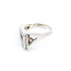 Ring Scroll .25ctw Round Diamonds 14ktt Sz7 6.4g 126050003