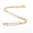 Necklace Figaro Link 14ktt 3mm 20" 7.42g 126042054
