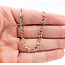 Necklace Figaro Link 14ktt 3mm 20" 7.42g 126042054
