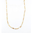 Necklace Figaro Link 14ktt 3mm 20" 7.42g 126042054