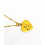 Necklace Virgin Mary Hear Charm Rolo Link 21ky .8x.8" 18" 7.79g 126042049