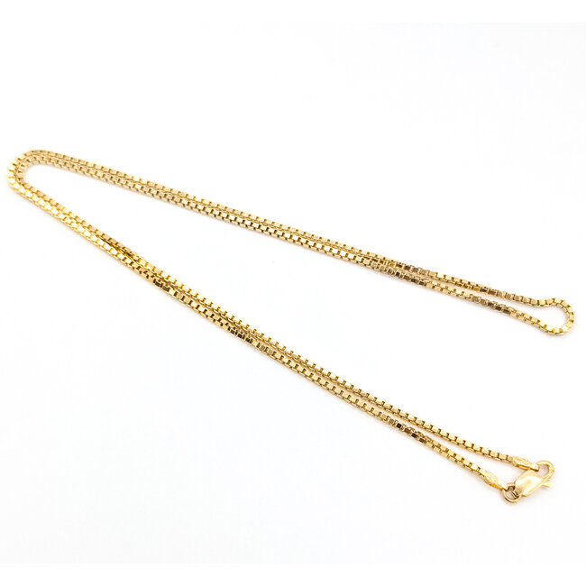 Necklace Box Link 14ky 1.5mm 20" 8.14g 126042048