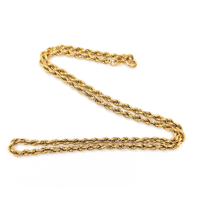 Necklace Rope 14ky 3.15mm 18" 5.77g 126042047