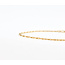 Bracelet Paperclip 14ky 2.2mm 7" 1.78g 126042045