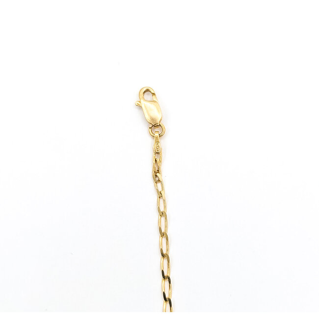 Bracelet Paperclip 14ky 2.2mm 7" 1.78g 126042045
