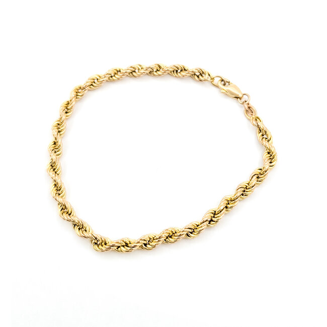 Bracelet Rope 14ky 4mm 7" 3.44g 126042046