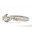 Watch Croton 1950's Diamond Accent 20x14mm 14kw Case, Stainless Bracelet 7.5" Watch Only 126046016