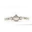 Watch Croton 1950's Diamond Accent 20x14mm 14kw Case, Stainless Bracelet 7.5" Watch Only 126046016