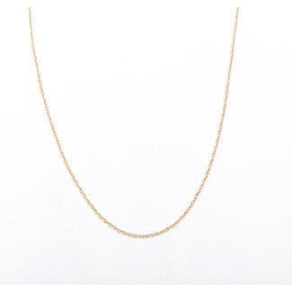 Necklace Rolo Link 14ky 1.1mm 20" 1.07g 126042050