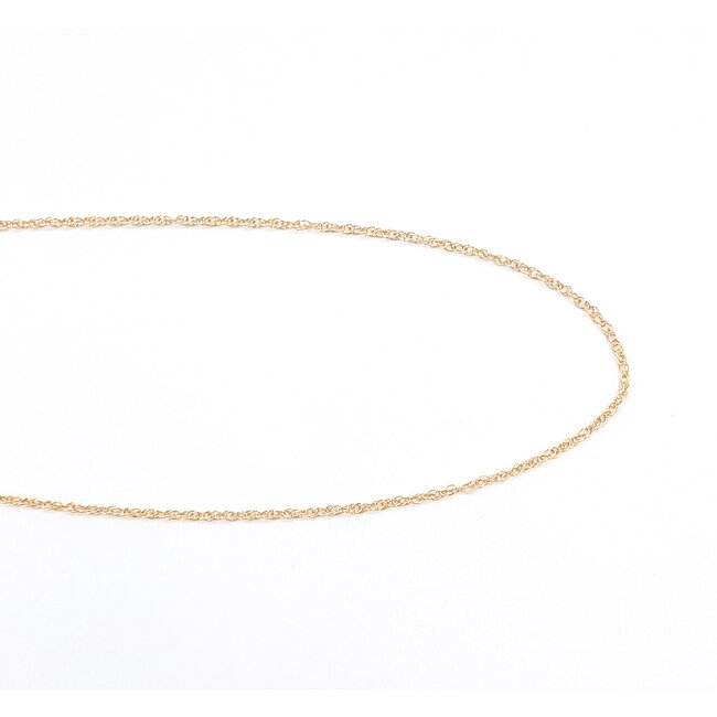 Necklace Rolo Link 14ky 1.1mm 20" 1.07g 126042050