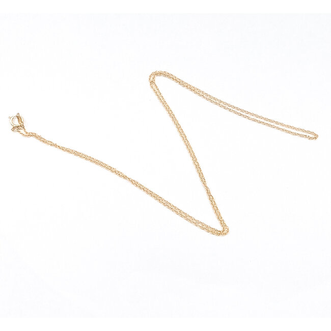 Necklace Rolo Link 14ky 1.1mm 20" 1.07g 126042050