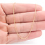 Necklace Rolo Link 14ky 1.1mm 20" 1.07g 126042050
