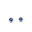 Earrings Front-Back 7mm Freshwater Pearl .59ctw Tanzanite 14kw .6x.25" 2.49g 126050018