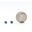 Earrings Front-Back 7mm Freshwater Pearl .59ctw Tanzanite 14kw .6x.25" 2.49g 126050018