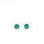 Earrings Stud 0.50ctw Emerald 14kw 4mm .74g 126050015