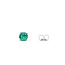 Earrings Stud 0.50ctw Emerald 14kw 4mm .74g 126050015