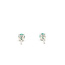 Earrings Stud 0.50ctw Emerald 14kw 4mm .74g 126050015