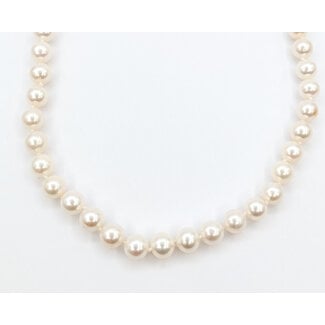 Necklace Strand 7mm Freshwater Pearl 14ky 7mm 18" 25.62g 126050020