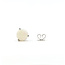 Earrings Stud 1.49ctw Opal 14kw 7mm 1.47g 126050013