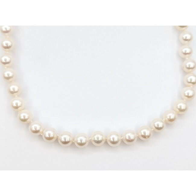 Necklace Strand 7mm Freshwater Pearl 14ky 7mm 18" 25.62g 126050021
