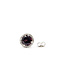 Earrings Stud 0.15ctw Round Diamonds 2.02ctw Garnet 14kw 8mm 1.38g 126050012