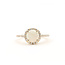 Ring Halo 0.32ctw Round Diamonds 0.76ctw Opal 14ky 2mm Sz7 3.05g 126050023