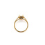 Ring Halo 0.32ctw Round Diamonds 0.76ctw Opal 14ky 2mm Sz7 3.05g 126050023