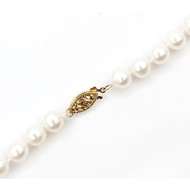 Necklace Strand 8mm Freshwater Pearl 14ky 8mm 18" 34g 126050022