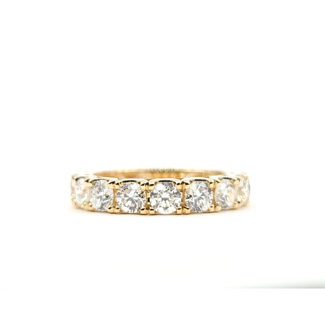 Ring Eternity 4.13ctw Lab-Grown Diamond 14ky Sz8 5.14g 126050025